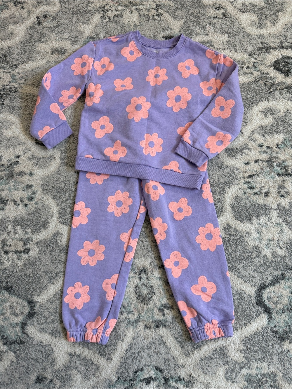 Girls Wonder Nation Flower Matching Set